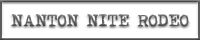 Nanton Nite Rodeo Logo